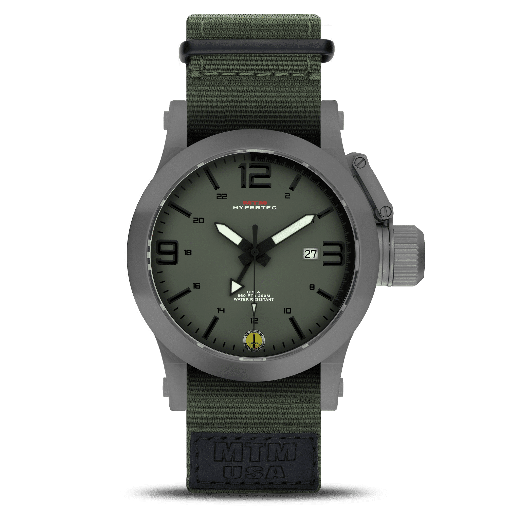 Rugged Watch Gray Green Hypertec MTM WATCH