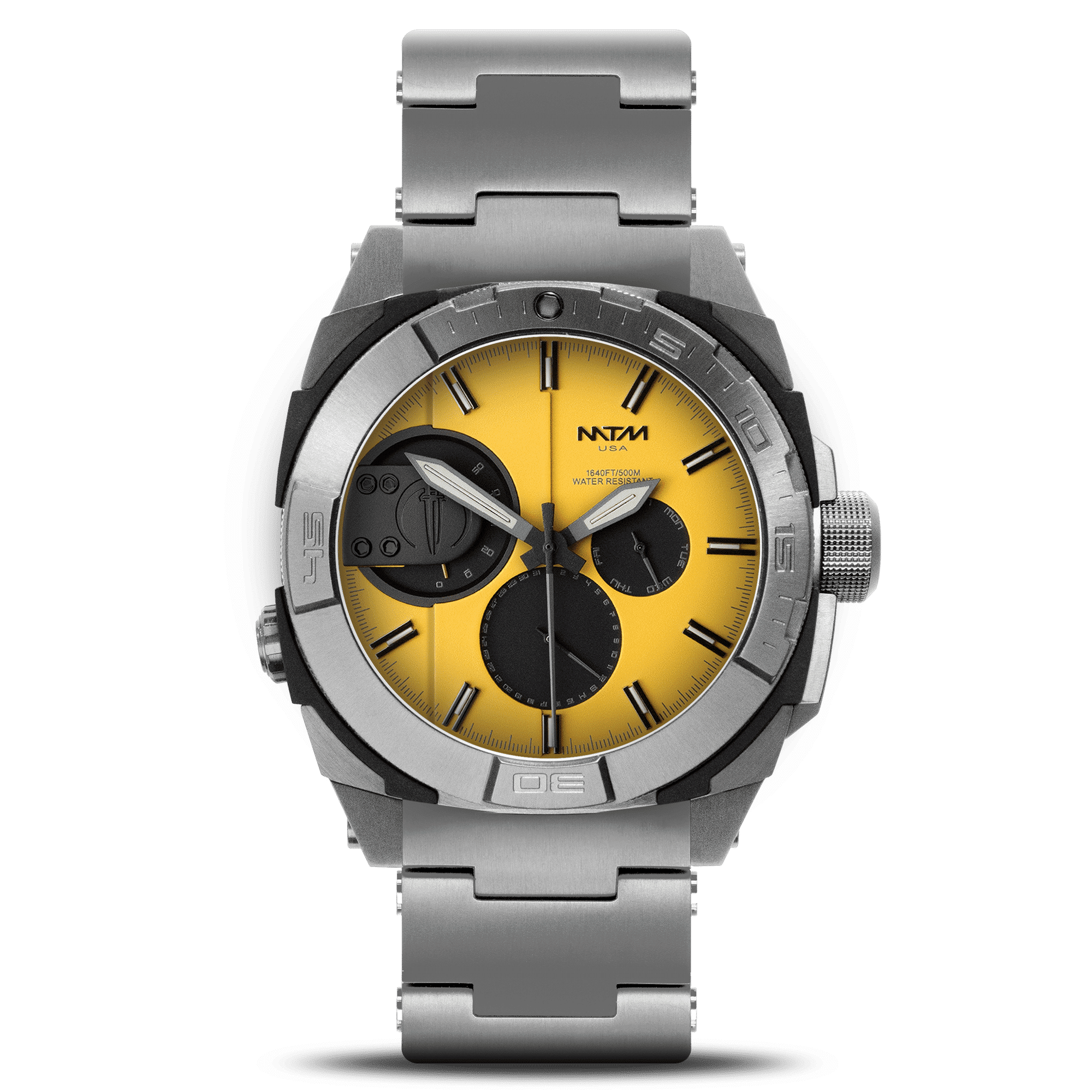 Nixon time teller deluxe on sale silver